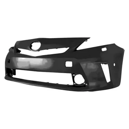 Bumper Cover Front LED Headlamps w/o Pre-Collision System Primed for Toyota Prius V 2012–2014