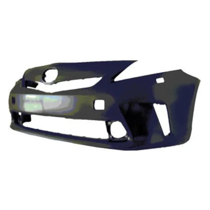 Bumper Cover Front LED Headlamps w/o Pre-Collision System Primed CAPA for Toyota Prius V 2012–2014
