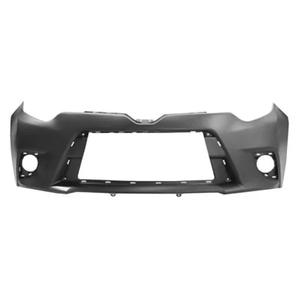 Bumper Cover Front w/o Chrome Grille Surround Primed for Toyota Corolla L LE Le Eco Plus LE Eco CE 2014–2016