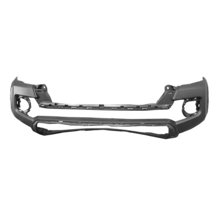 Bumper Cover Front w/o Fender Flare Holes Primed CAPA for Toyota Tacoma 2016–2023