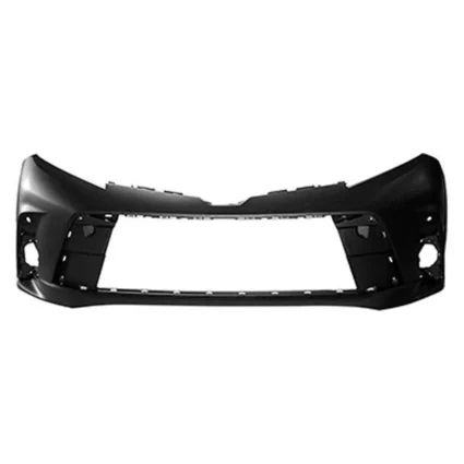 Bumper Cover Front w/Park Distance Sensors Primed for Toyota Sienna L LE XLE Premium XLE 2018–2020