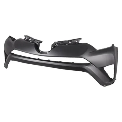 Bumper Cover Front Upper w/Tab Holes w/o Park Assist Primed North America Built CAPA for Toyota RAV4 2016–2018