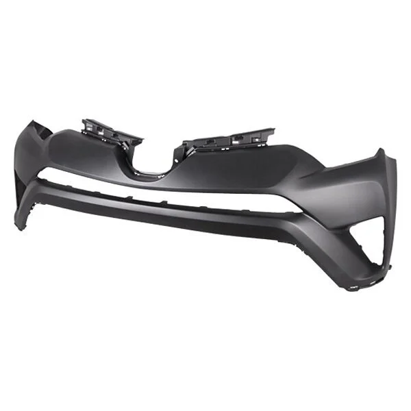 Bumper Cover Front Upper w/Tab Holes w/o Park Assist Primed North America Built CAPA for Toyota RAV4 2016–2018