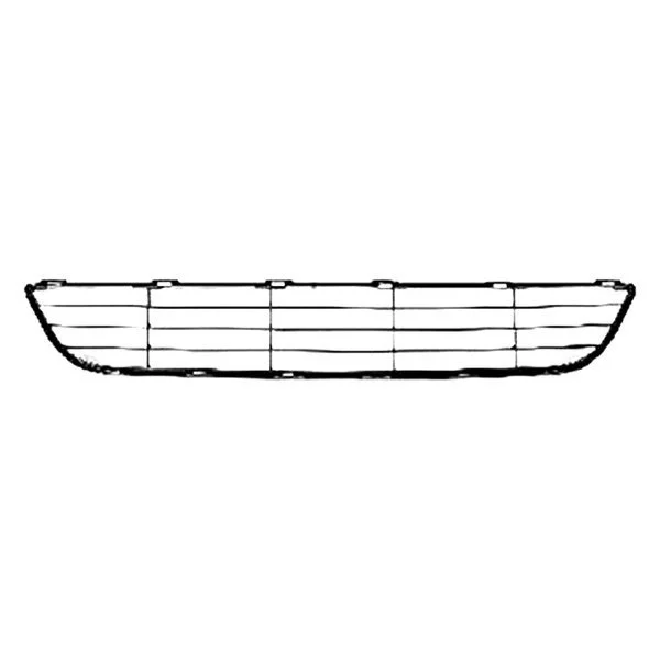 Bumper Cover Grille Front Matte Dark Gray for Toyota Yaris Sedan 2007–2008