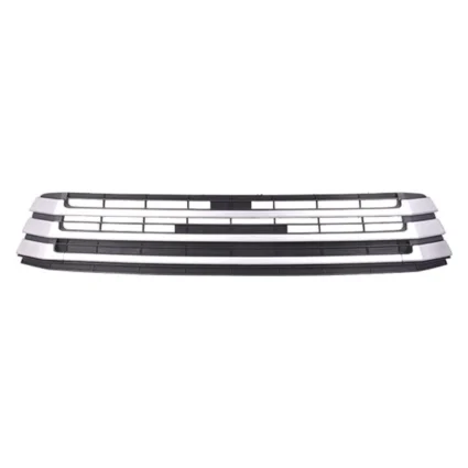 Bumper Cover Grille Front w/o Around View Monitor Silver for Toyota Highlander 2017–2019