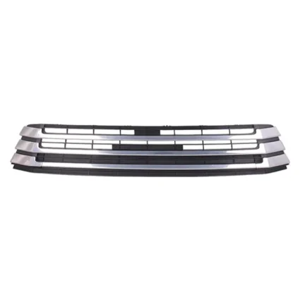 Bumper Cover Grille Front w/o Around View Monitor Chrome for Toyota Highlander 2017–2019