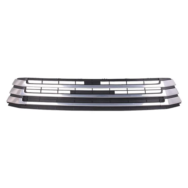 Bumper Cover Grille Front w/o Around View Monitor Chrome for Toyota Highlander 2017–2019