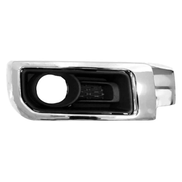 Bumper Insert Front Right Fog Lamp Bezel w/Chrome Trim w/Fog Lamps for Toyota 4Runner 2014–2024