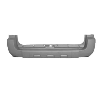 Bumper Cover Rear w/o Trailer Hitch Primed CAPA for Toyota 4Runner 2006–2009