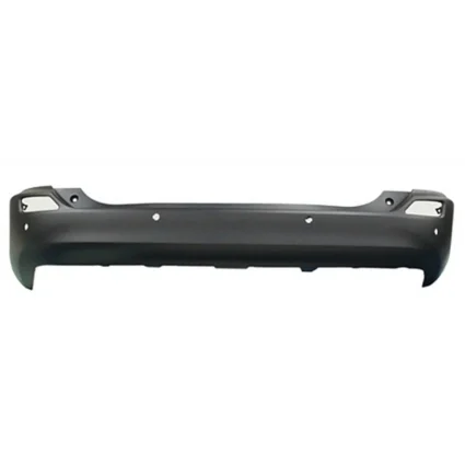 Bumper Cover Rear w/Parking Sensors Textured CAPA for Toyota RAV4 2013–2015
