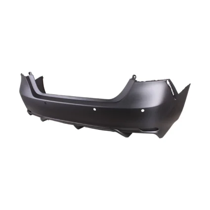 Bumper Cover Rear w/Driver Assist Pkg w/o TRD Pkg w/Parking Sensors Primed CAPA for Toyota Camry XSE 2018–2020