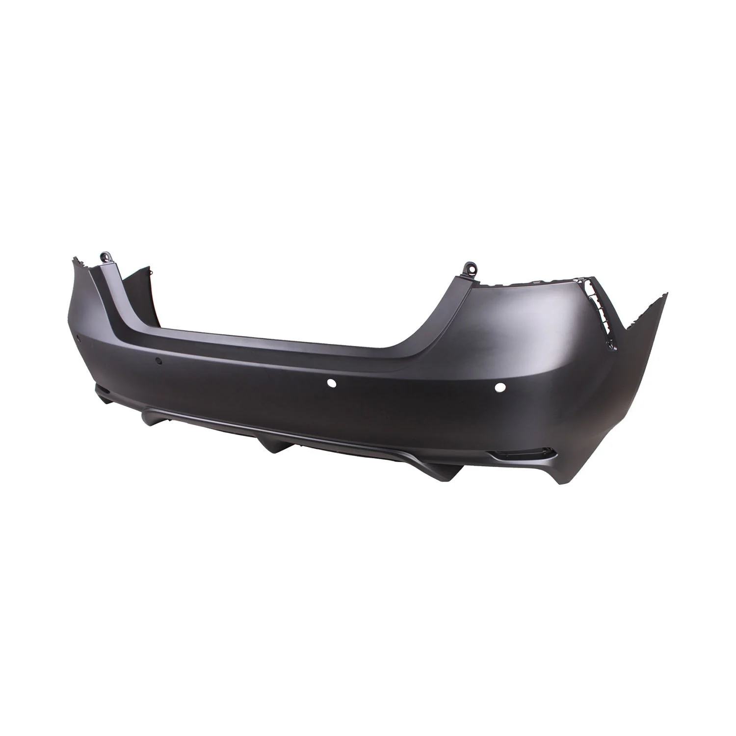 Bumper Cover Rear w/Driver Assist Pkg w/o TRD Pkg w/Parking Sensors Primed CAPA for Toyota Camry XSE 2018–2020