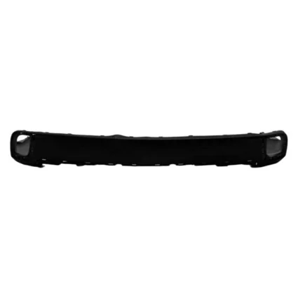 Bumper Cover Rear Lower w/Chrome Trim Textured CAPA for Toyota Highlander Limited SE LE XLE LE Plus Hybrid Limited Hybrid LE Hybrid XLE Limited Platinum Hybrid Limited Platinum 2017–2019