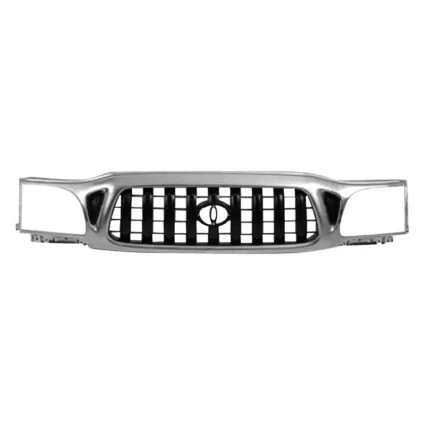 Grille Assembly w/o S-Runner Chrome & Black for Toyota Tacoma 2001–2004