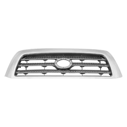 Grille Assembly w/Chrome Frame Silver-Gray for Toyota Tundra Limited 2007–2009