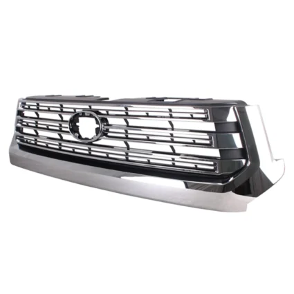 Grille Assembly Billet Type w/Chrome Surround Chrome for Toyota Tundra 2018–2021