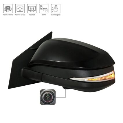 Door Mirror Assembly Left w/Signal Lamp w/BSD w/Camera 11 Pin North America Built for Toyota RAV4 2016–2018