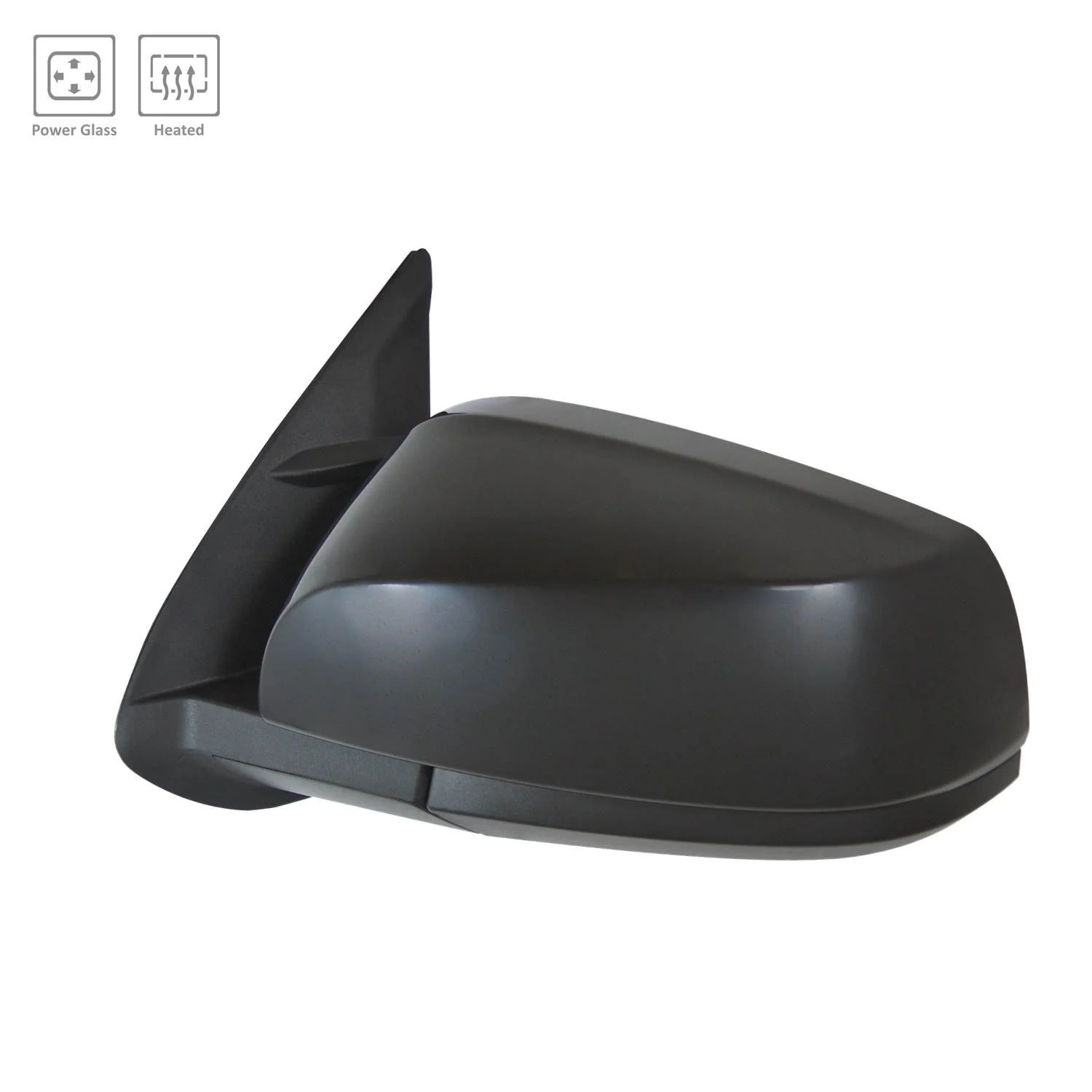 Door Mirror Left w/o Blind Spot Detection w/o Signal Lamps w/Cover for Toyota Tacoma 2016–2023