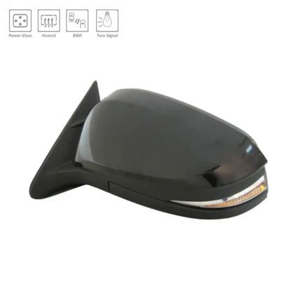 Door Mirror Assembly Left w/o Around View Monitor w/BSD w/o Memory w/Cover for Toyota Highlander 2017–2019