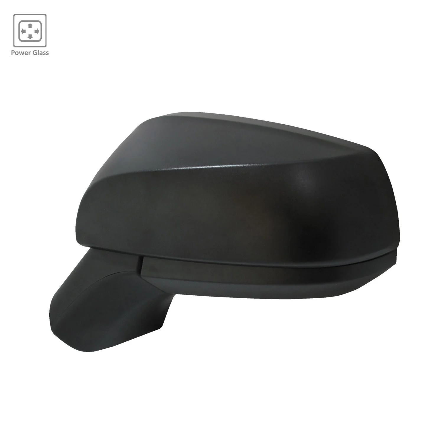 Door Mirror Assembly Left w/o Side View Camera w/o Blind Spot Detection w/Cover Textured for Toyota RAV4 2019–2021