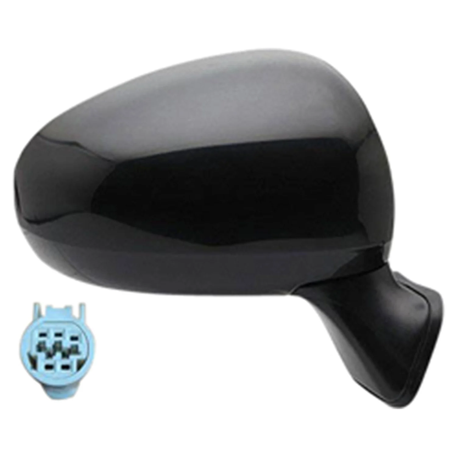 Door Mirror Assembly Right Type L Power Non-Heated Foldaway for Toyota Prius 2010–2015