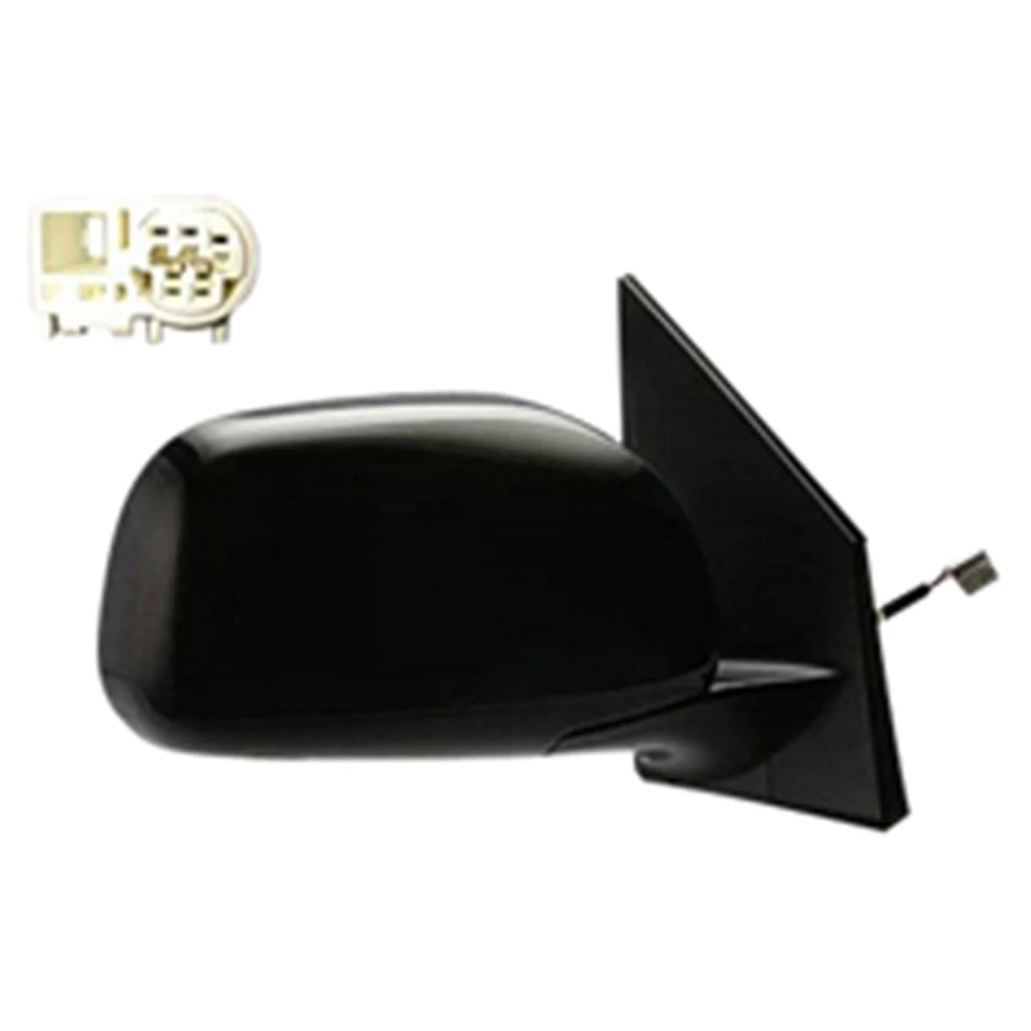 Door Mirror Assembly Right Power w/o Signal Lamp w/Cover Textured USA Built for Toyota RAV4 2009–2012