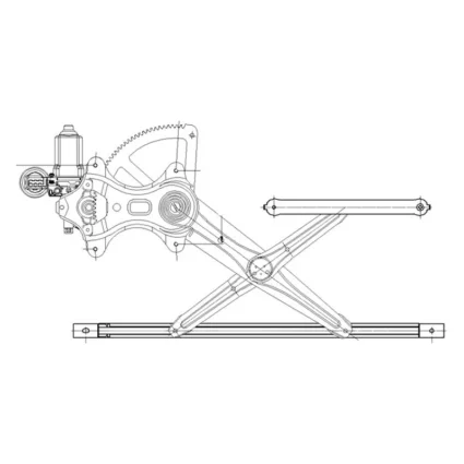 Window Regulator Front Left Regulator & Motor Assembly for Toyota Avalon 2005–2012
