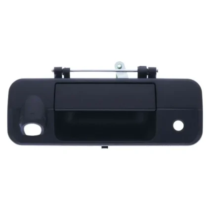 Tailgate Handle Rear w/Rear Camera Textured Black for Toyota Tundra 2007–2013