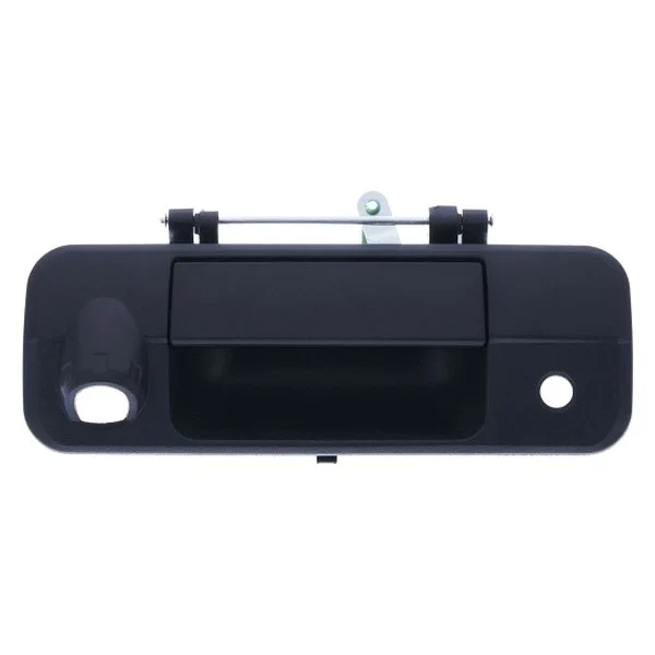 Tailgate Handle Rear w/Rear Camera Textured Black for Toyota Tundra 2007–2013