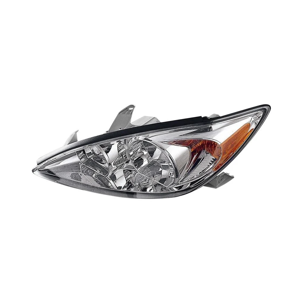 Headlight Assembly Composite Left Chrome for Toyota Camry LE XLE 2002–2004