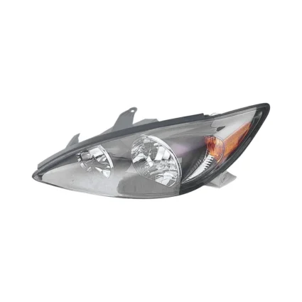 Headlight Assembly Composite Left Black for Toyota Camry SE 2002–2004