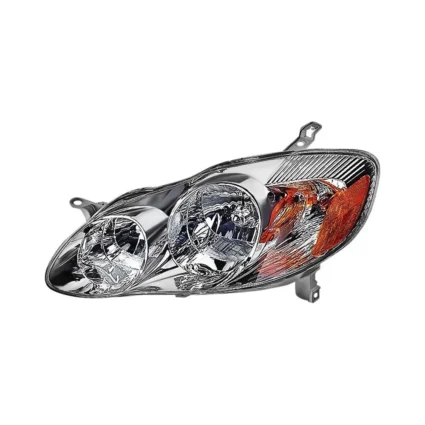 Headlight Assembly Composite Left for Toyota Corolla LE CE 2003–2004