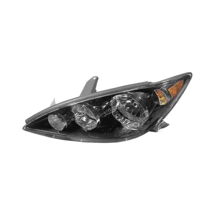 Headlight Assembly Composite Left Black USA Built for Toyota Camry SE 2005–2006