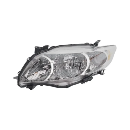 Headlight Assembly Composite Left CAPA for Toyota Corolla Base LE XLE CE 2009–2010