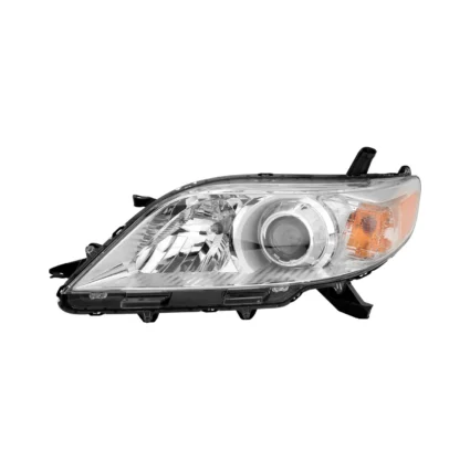 Headlight Assembly Composite Left Halogen w/o LED DRL for Toyota Sienna Limited Base LE XLE L 2011–2020