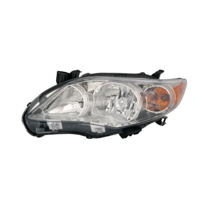 Headlight Assembly Composite Left Canada Built for Toyota Corolla Base LE CE 2011–2013