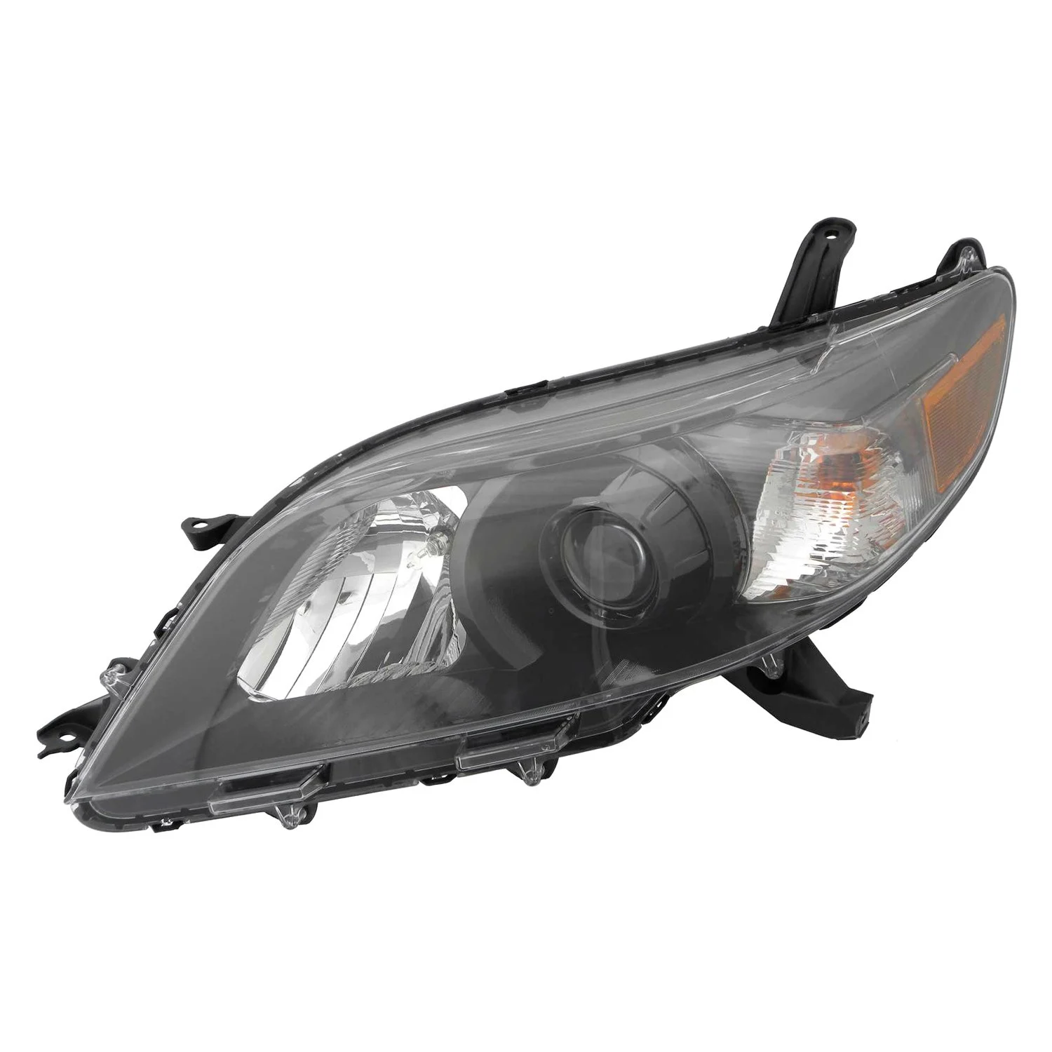 Headlight Assembly Composite Left Halogen CAPA for Toyota Sienna SE 2011–2014