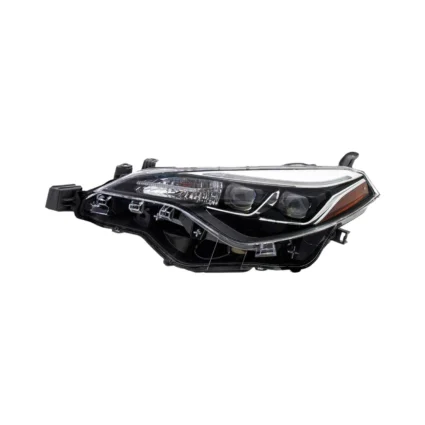Headlight Assembly Composite Left Multi-LED w/LED Accent CAPA for Toyota Corolla XSE SE XLE 2017–2019