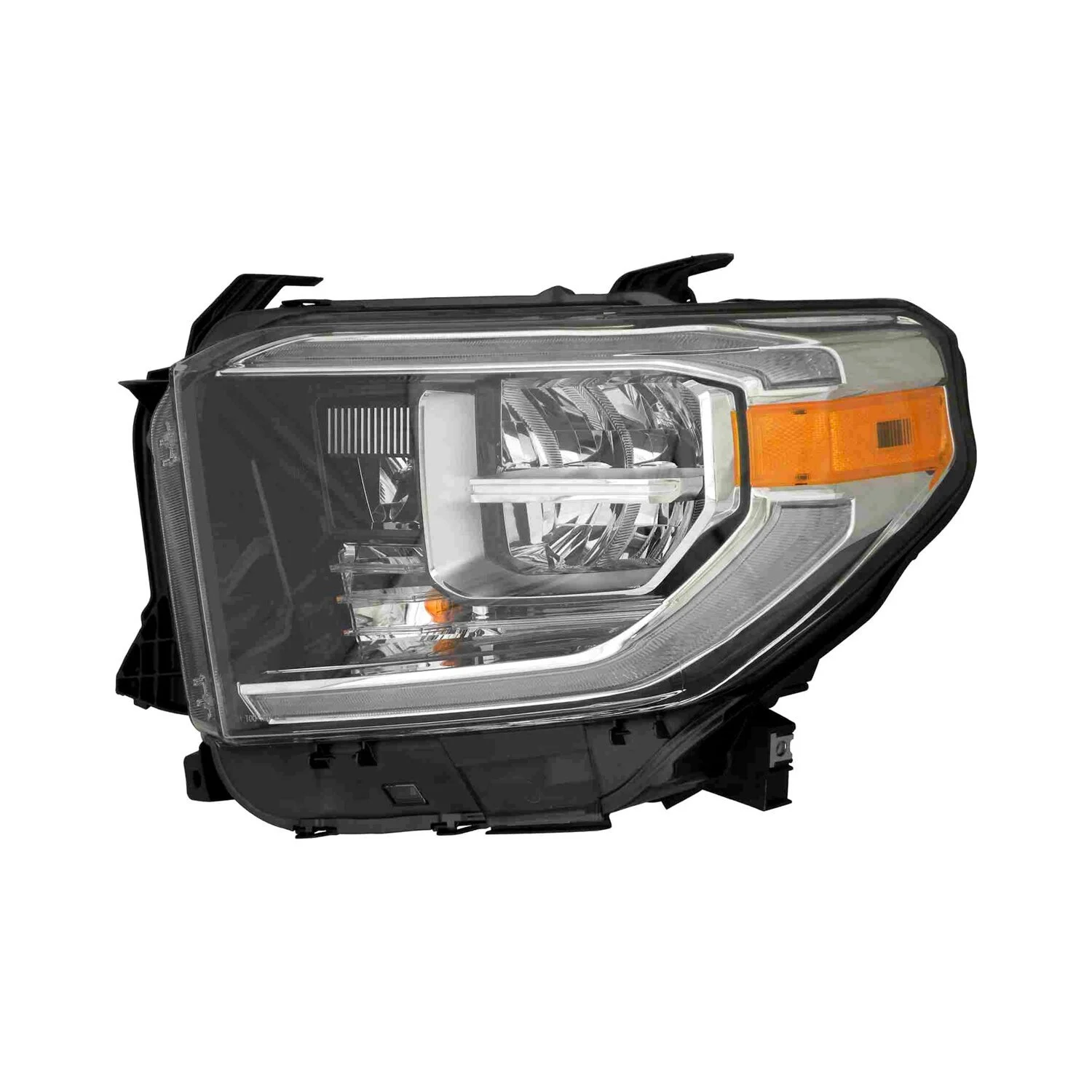 Headlight Assembly Composite Left LED w/o Smoke Lens CAPA for Toyota Tundra 2018–2021