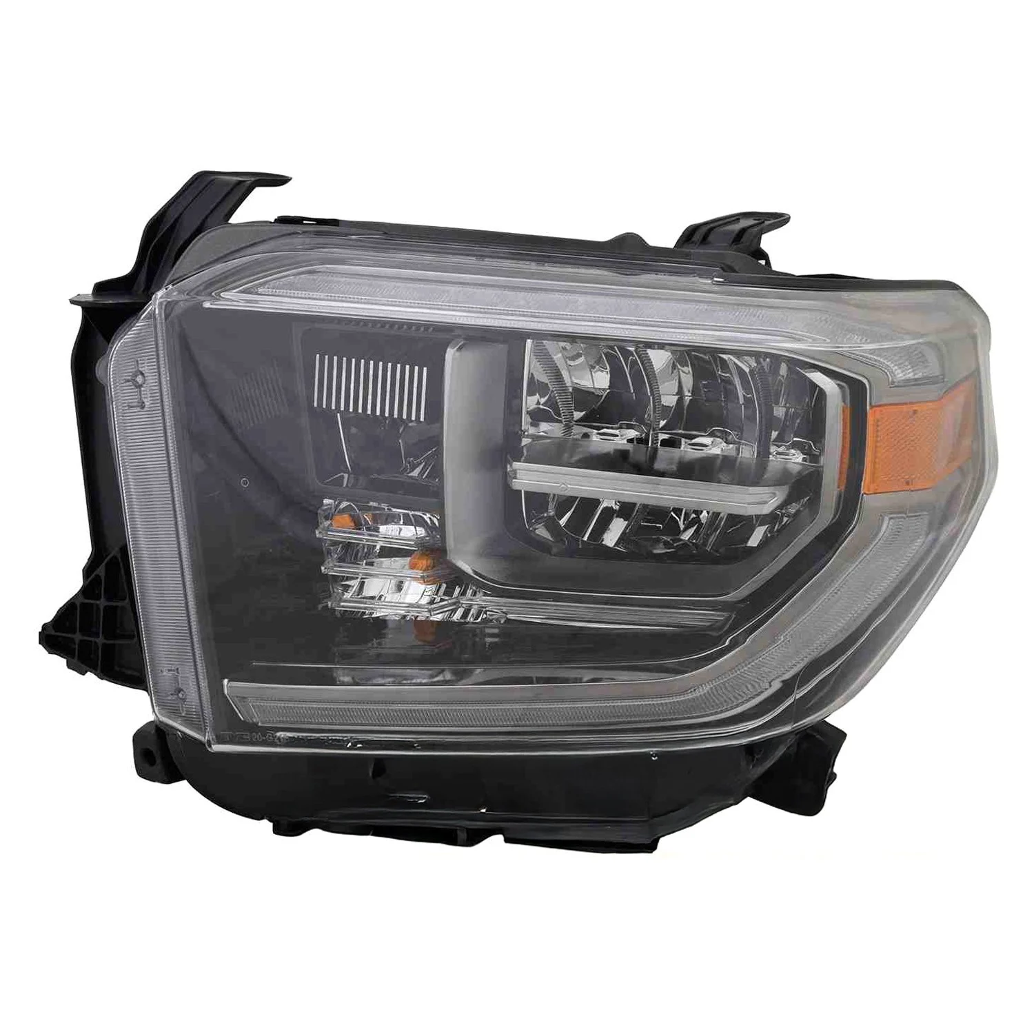 Headlight Assembly Composite Left LED w/Smoke Lens for Toyota Tundra 2018