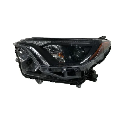 Headlight Assembly Composite Left Halogen w/Black Bezel North America Built for Toyota RAV4 2016–2018
