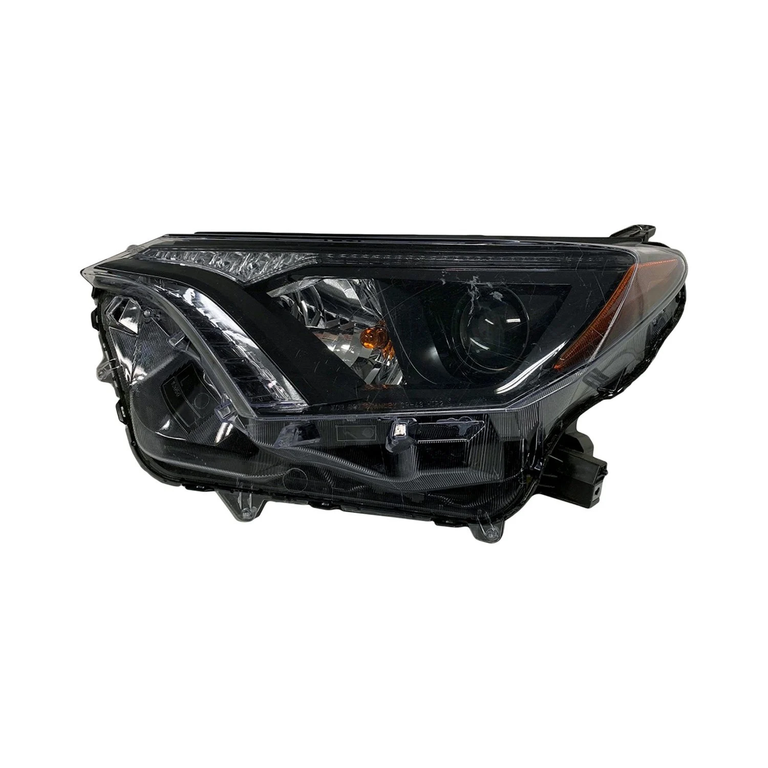 Headlight Assembly Composite Left Halogen w/Black Bezel North America Built for Toyota RAV4 2016–2018