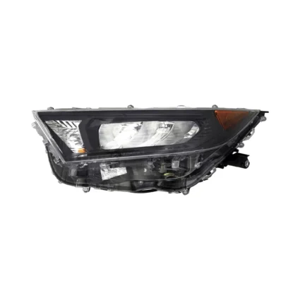Headlight Assembly Composite Left w/o Adaptive Headlamps Black Bezel North America Built CAPA for Toyota RAV4 LE Hybrid LE 2019–2022
