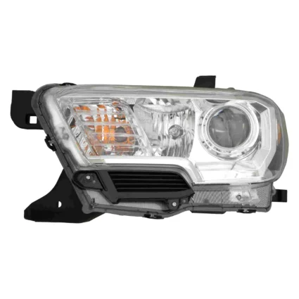 Headlight Assembly Composite Left w/o LED Daytime Running Lamps w/Fog Lamps CAPA for Toyota Tacoma 2019–2023