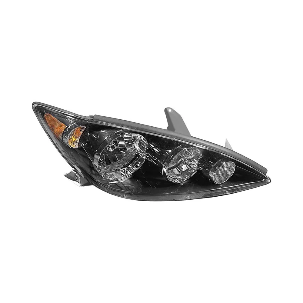Headlight Assembly Composite Right Black USA Built for Toyota Camry SE 2005–2006