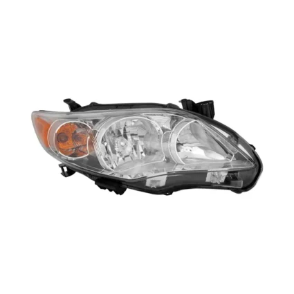 Headlight Assembly Composite Right Canada Built for Toyota Corolla Base LE CE 2011–2013