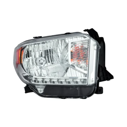 Headlight Assembly Composite Right Halogen w/o Level Adjuster for Toyota Tundra Limited SR SR5 2014–2015