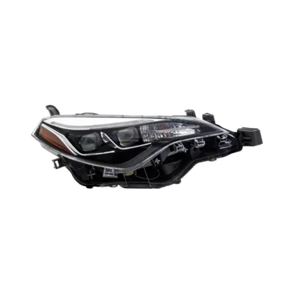 Headlight Assembly Composite Right Multi-LED w/LED Accent CAPA for Toyota Corolla XSE SE XLE 2017–2019