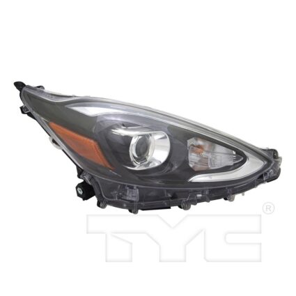 Headlight Assembly Composite Right for Toyota Prius C 2018–2019