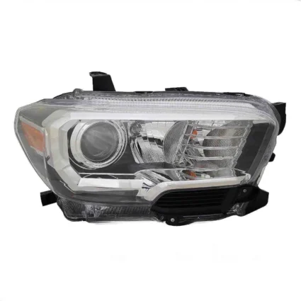 Headlight Assembly Composite Right w/o LED Daytime Running Lamps w/Fog Lamps for Toyota Tacoma 2018